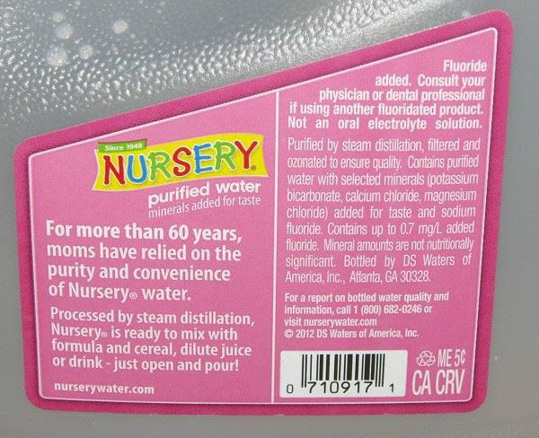 Nursery Purified Water - Parents Canada